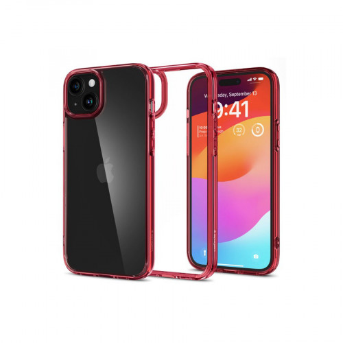 Чехол Spigen для iPhone 15, Ultra Hybrid, Red Crystal